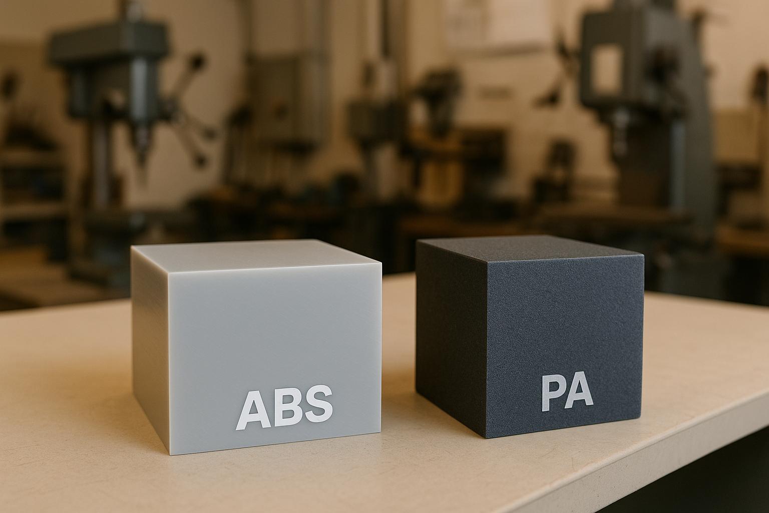 ABS vs PA: Comparativa para Uso Industrial