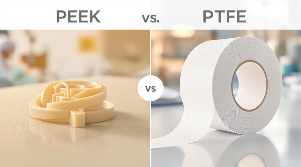Guía Comparativa: PEEK vs PTFE en Aplicaciones Médicas